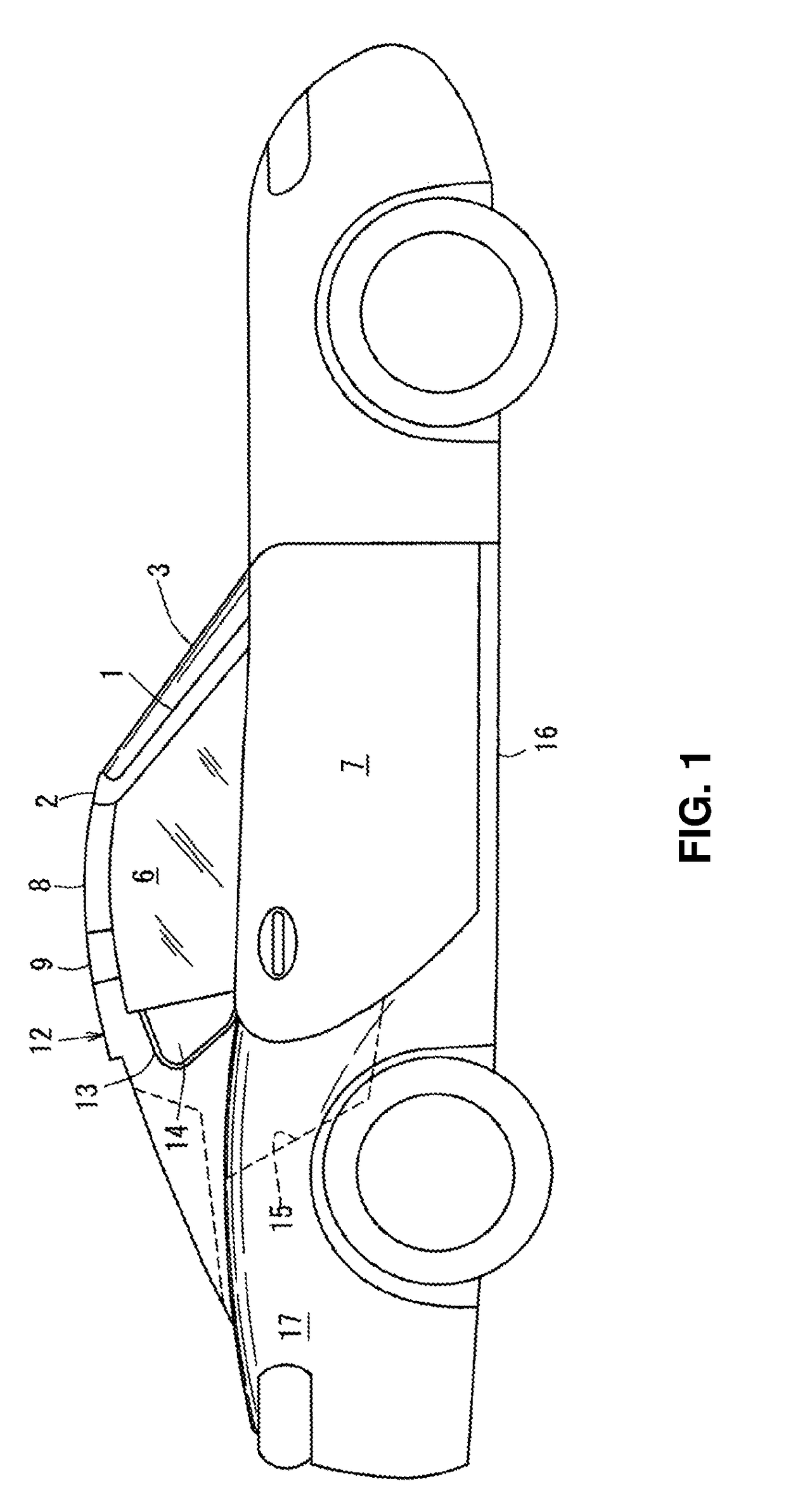 Seal structure of automotive vehicle with storing-type roof