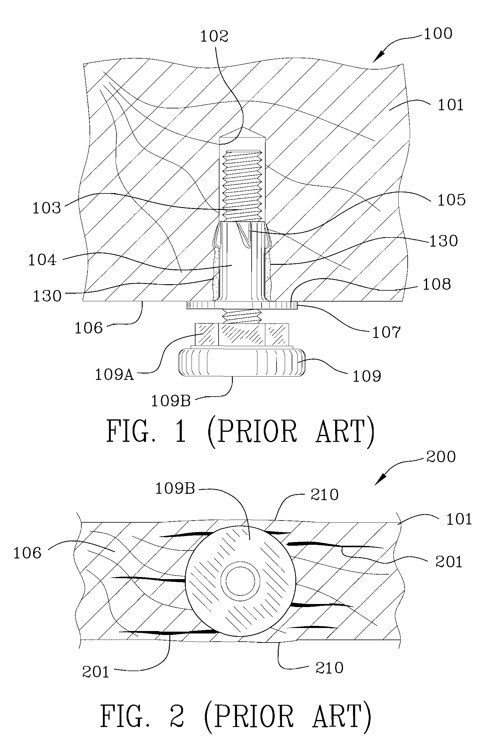 Leveling device and method for making same