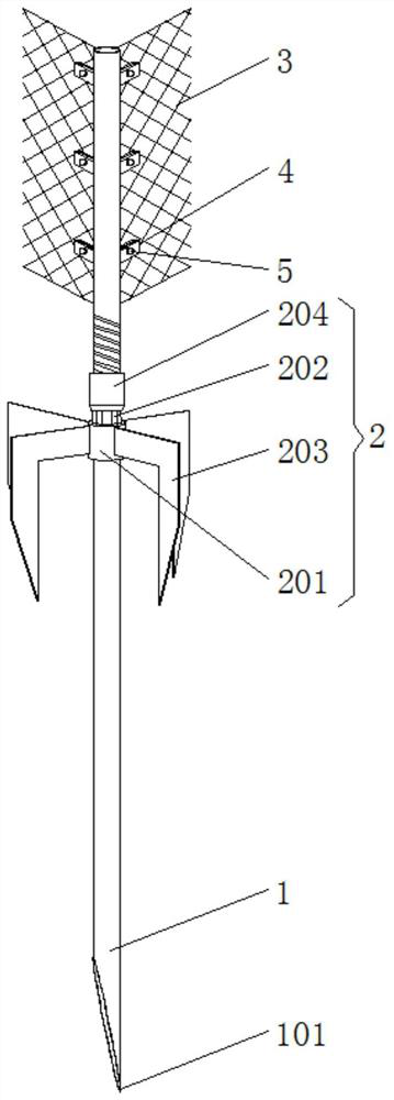 A device for setting up an ecological quadrat fence and a method for using the same