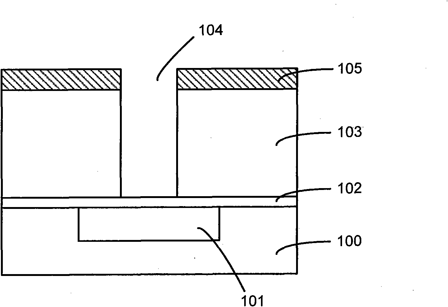 Method for manufacturing structure of semiconductor device for forming structure of dual damascene
