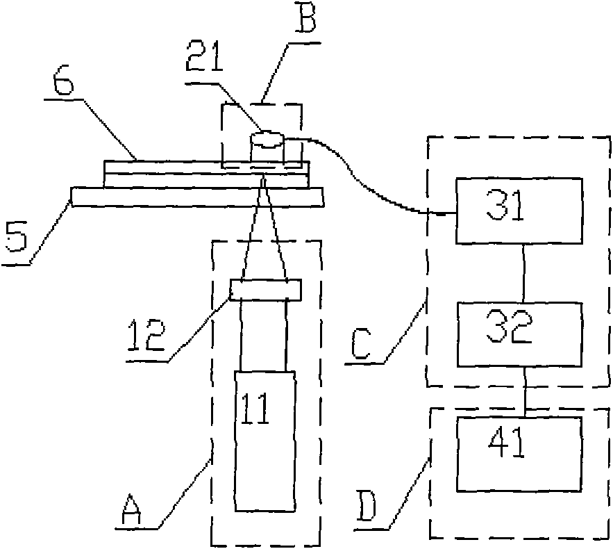 Detection method of microfluidic chip based on photoacoustic technique and device thereof