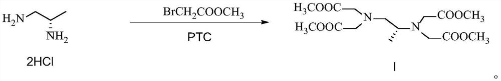 Preparation method of methyl tetraacetate compound