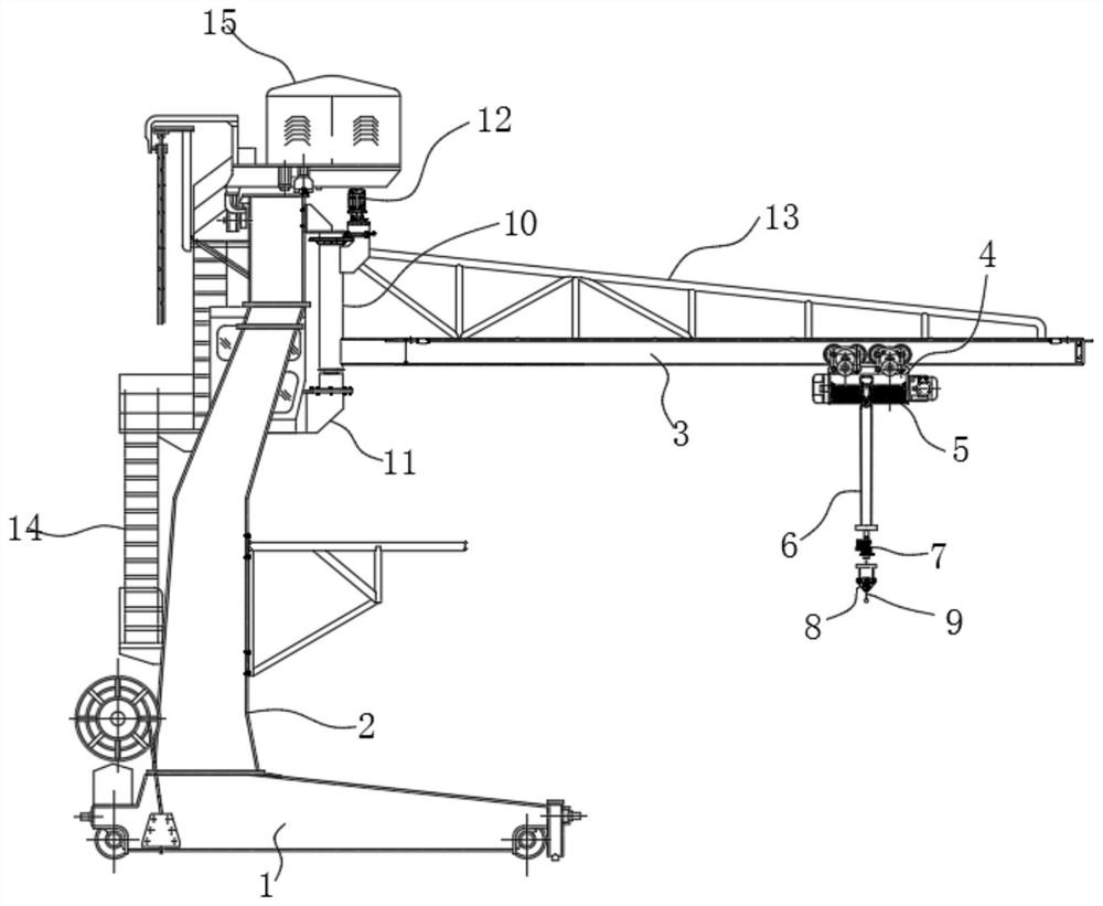 Hoisting device for prefabricated building residence construction