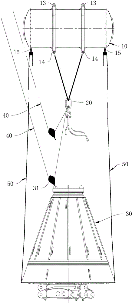 Auxiliary lifting pontoon and method for lifting underwater object by using the same