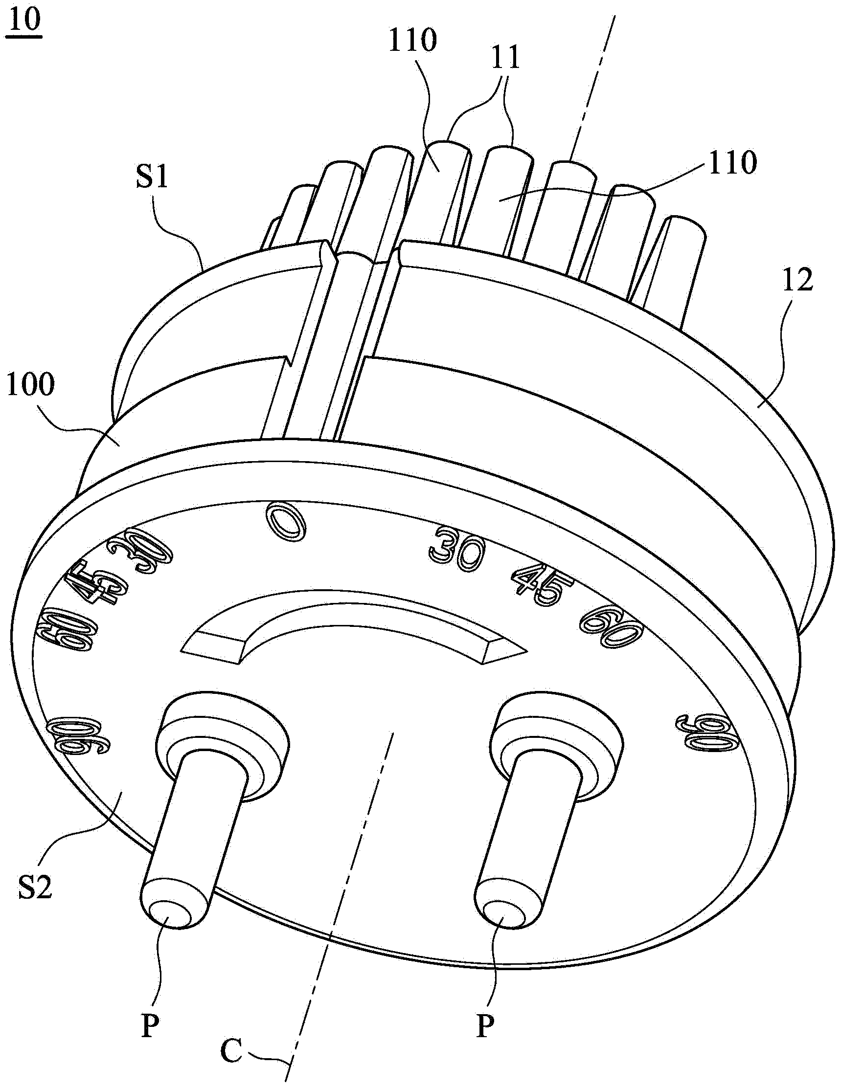 Lamp module and connecting mechanism thereof