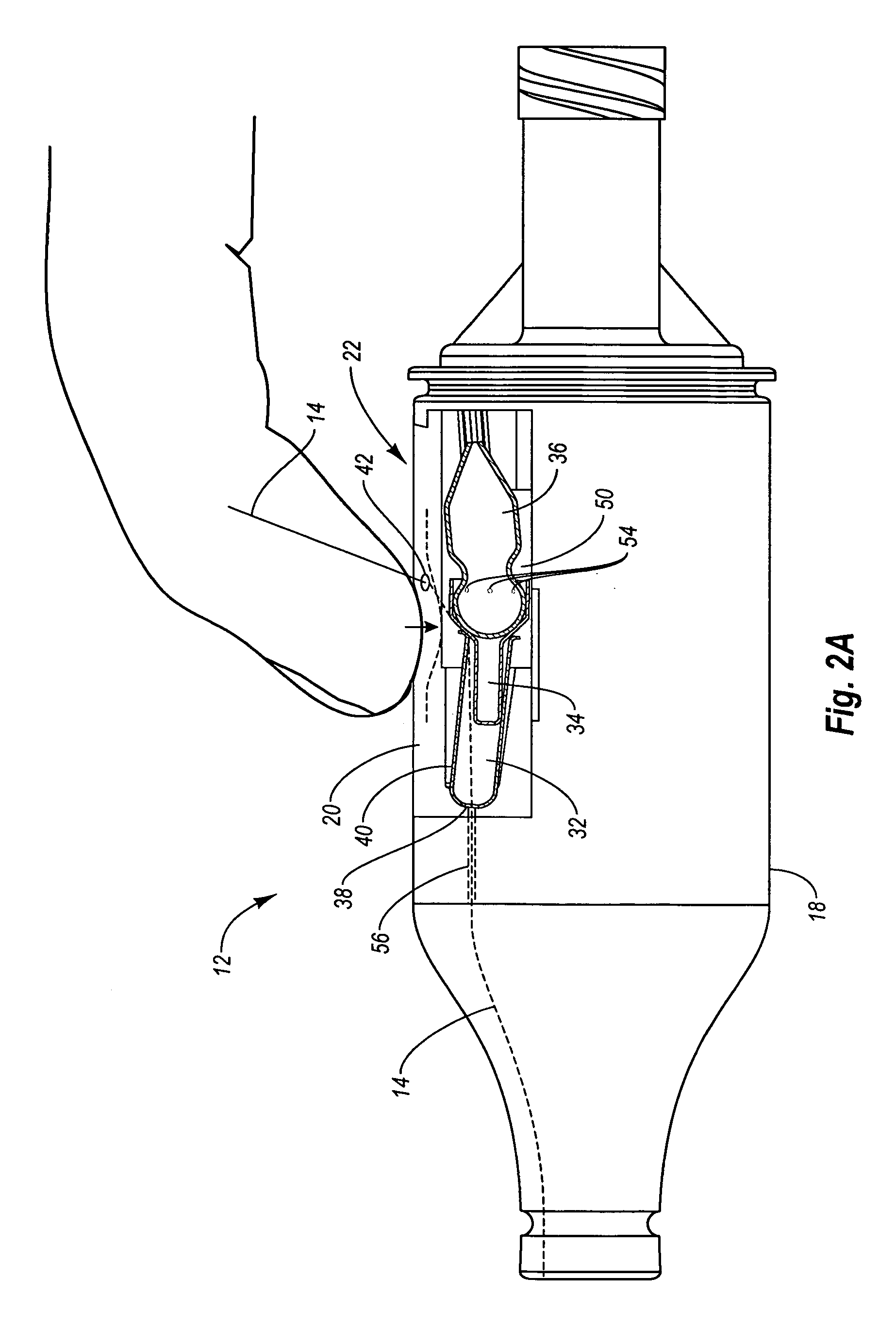 Drainage catheter with locking hub