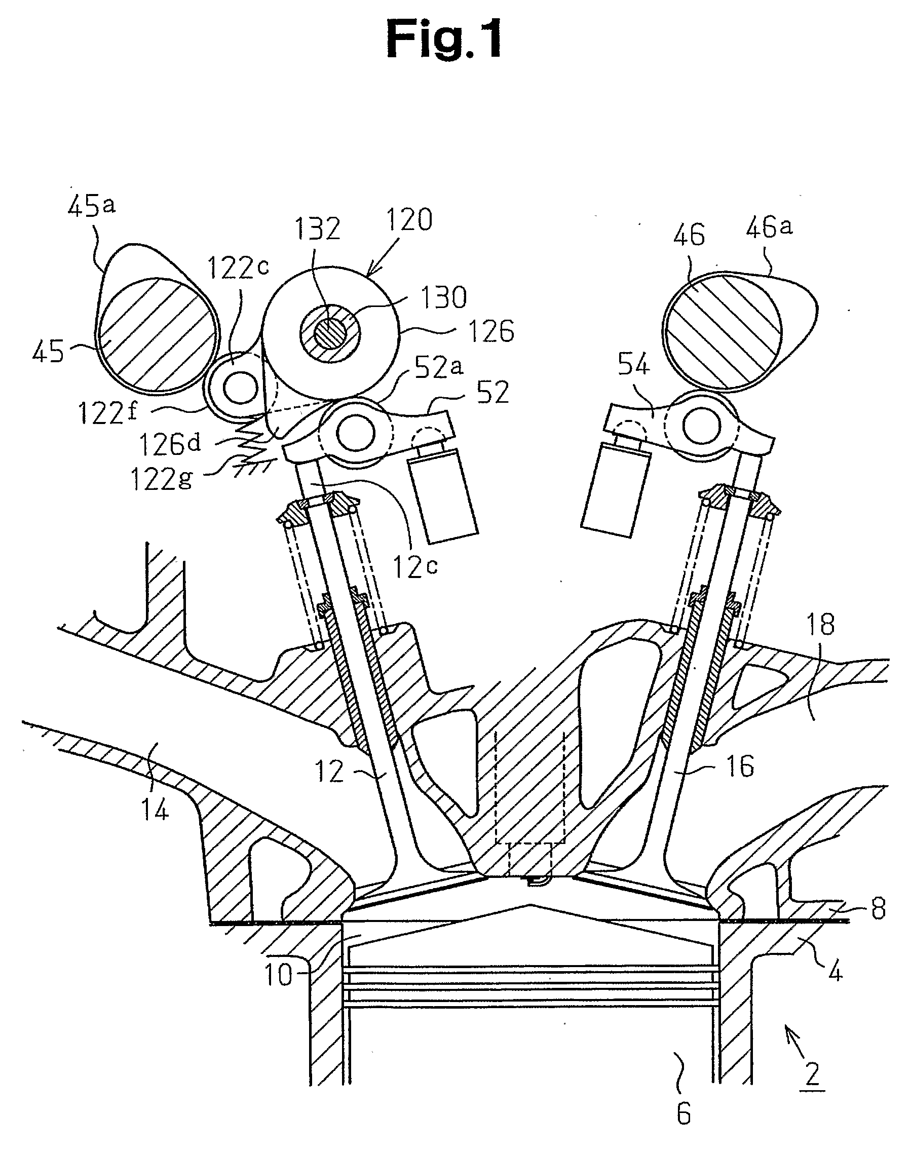 Variable valve actuation mechanism for an internal combustion engine
