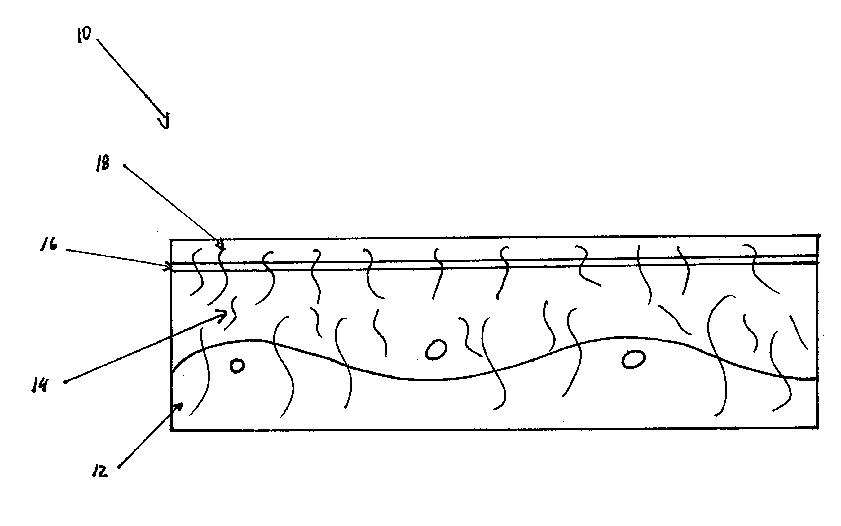 Industrial fabric having a layer of a fluoropolymer and method of manufacture