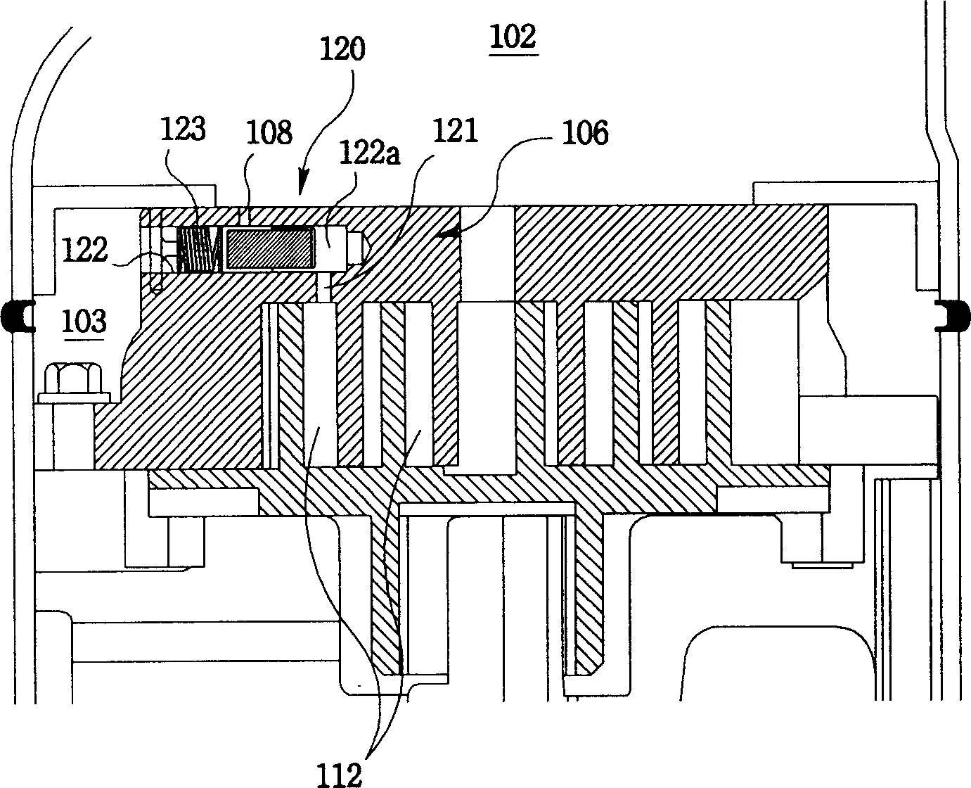 Vortex compressor and its vacuum preventer