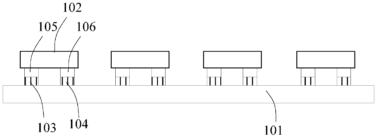 Manufacturing method of LED display screen module