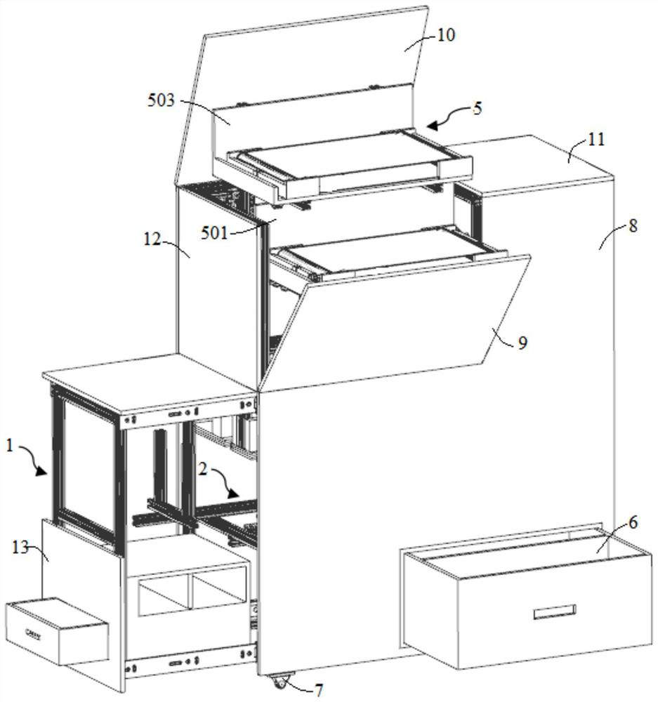 Intelligent shoe cabinet and control method thereof