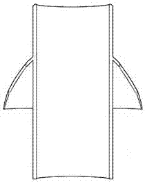 Umbrella-shaped resin anchoring agent anti-fall type spraying device and spraying and anchoring method