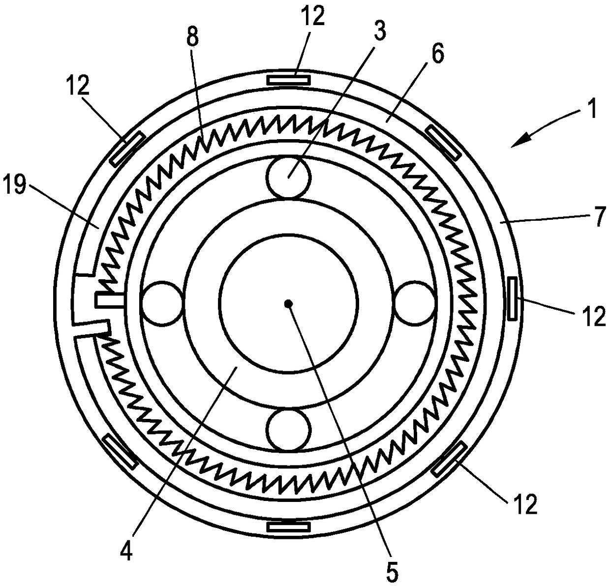 Torsional vibration damping device