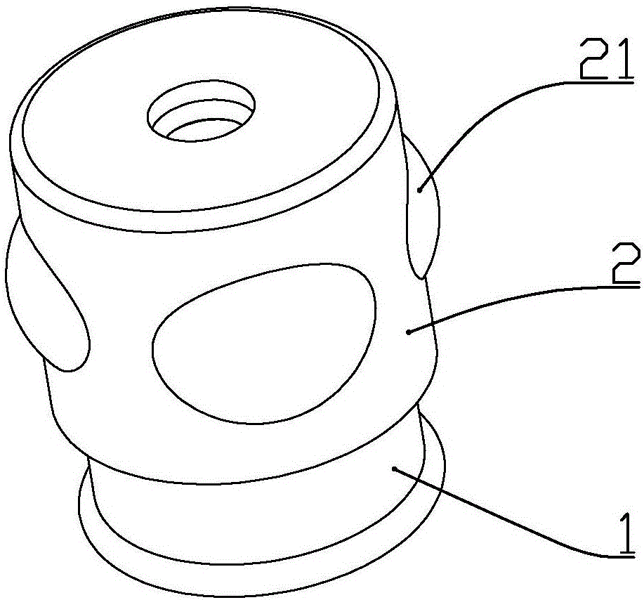 Cupping device with massage function