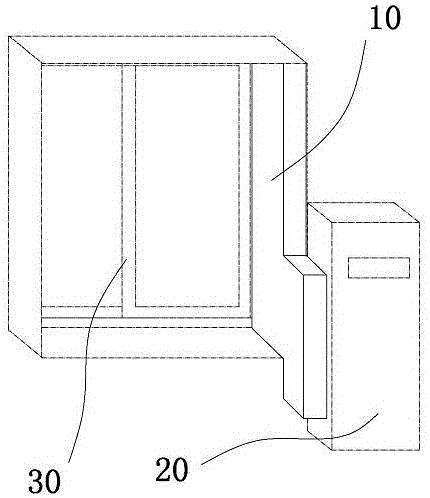 Indoor and outdoor ventilating and air exchanging method and device of air treatment device