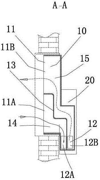Indoor and outdoor ventilating and air exchanging method and device of air treatment device