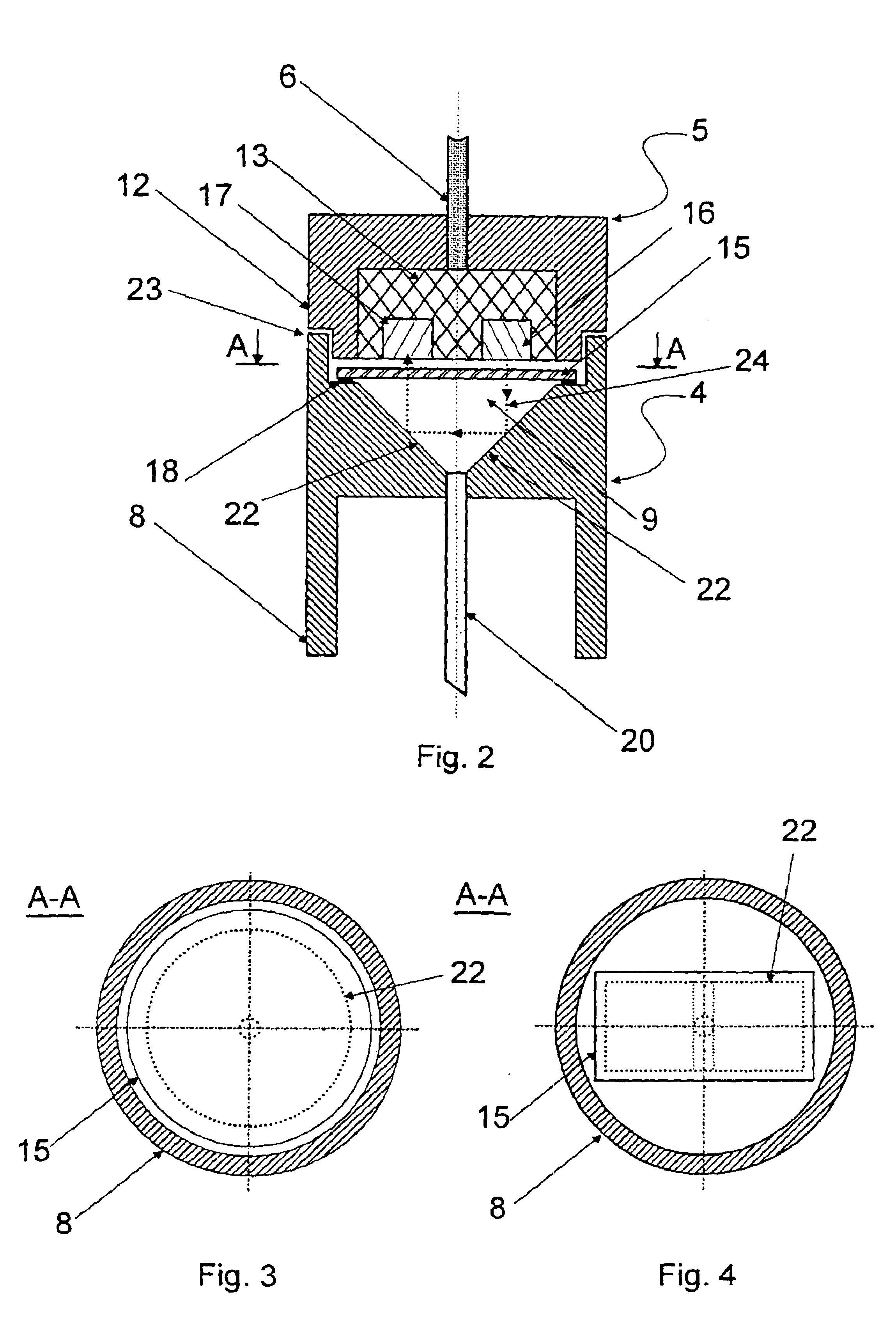 Method and device for the quantitative gas analysis