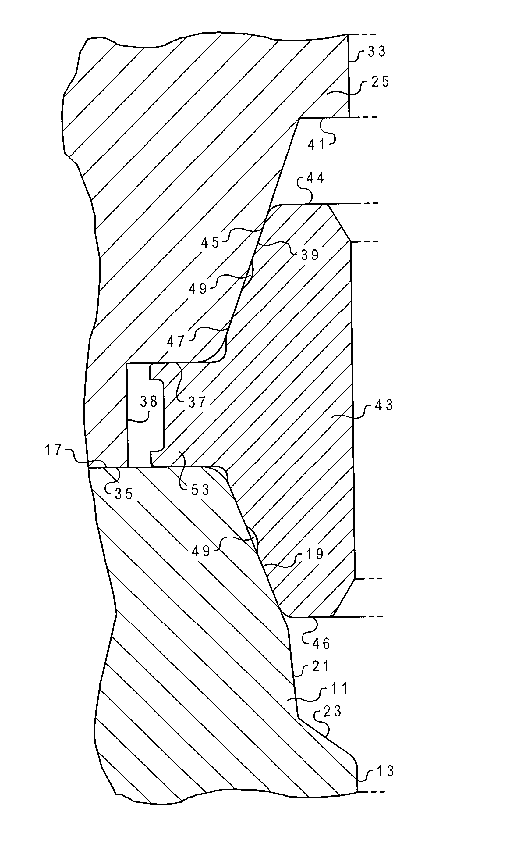 Gasket with multiple sealing surfaces