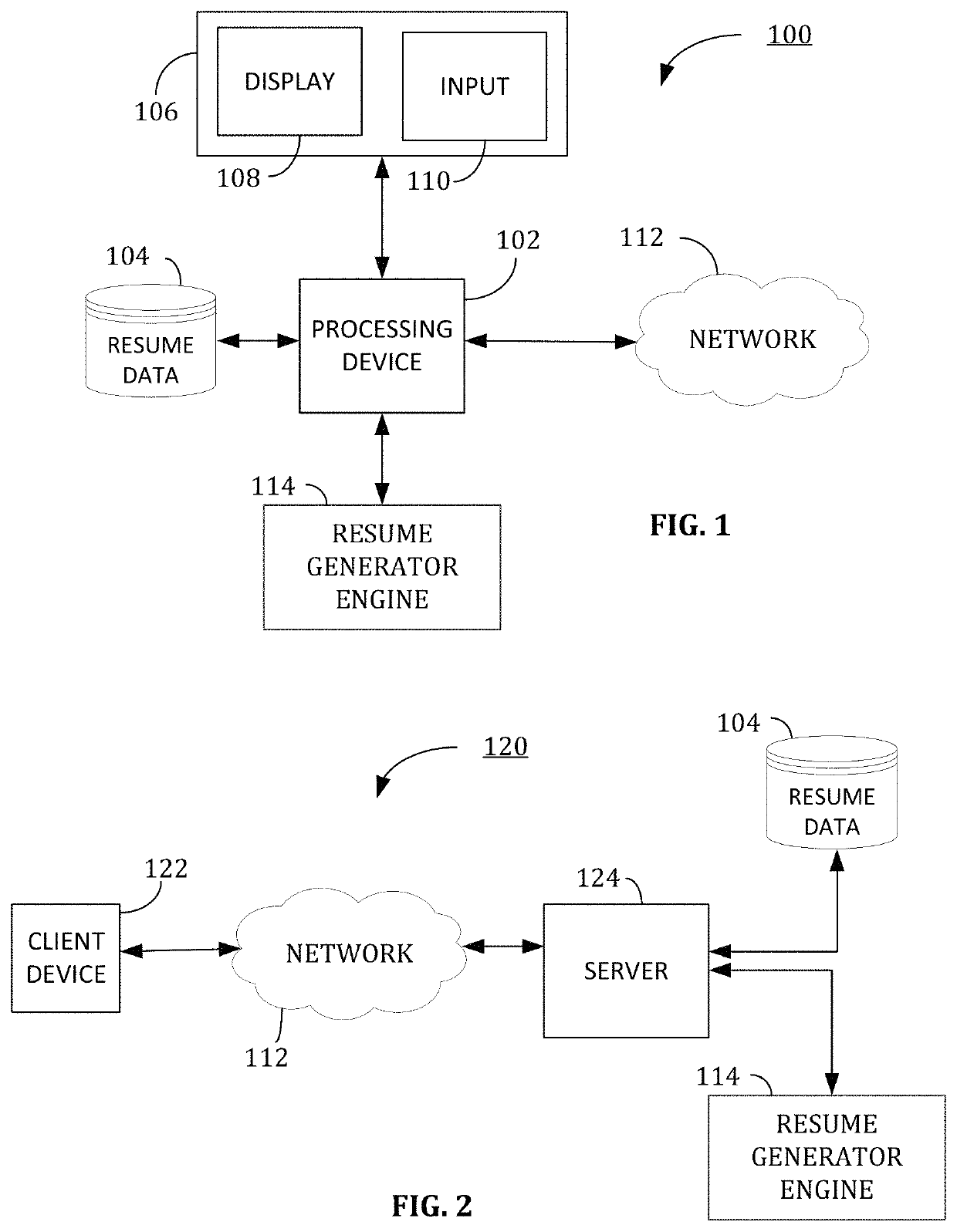 Method and system for content management for resume generation