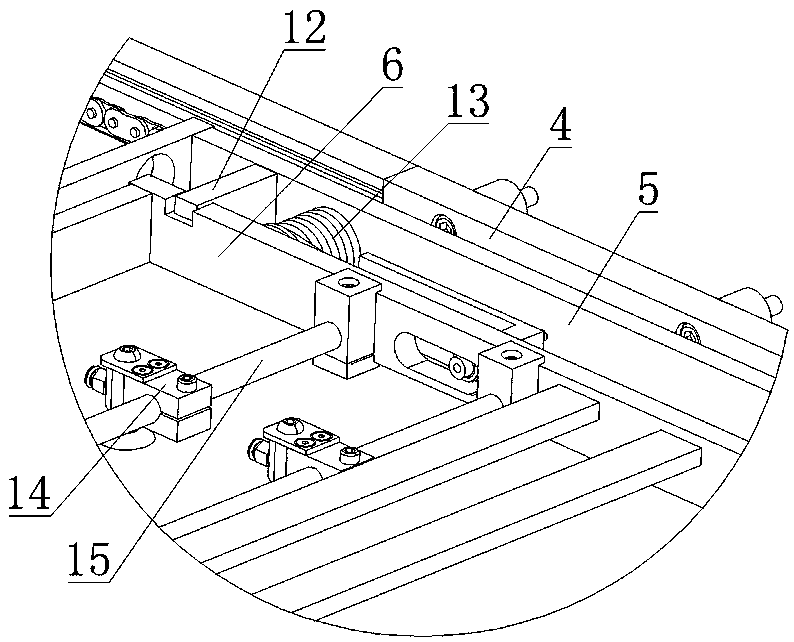 All-waste-removing paper paving device of die-cutting machine