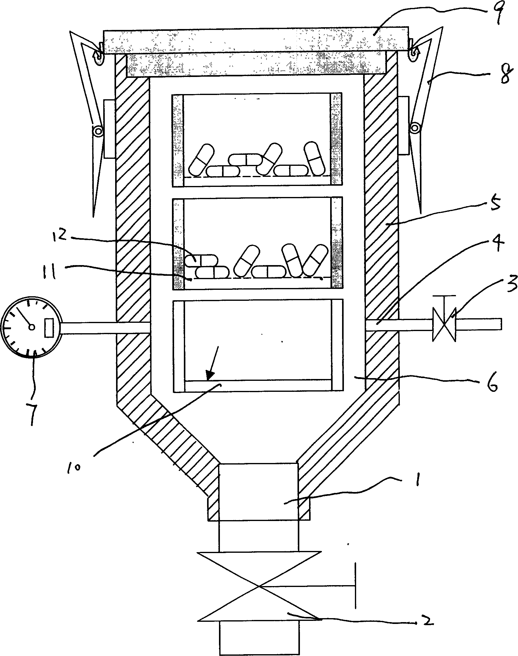 Capsule dismantling method and apparatus