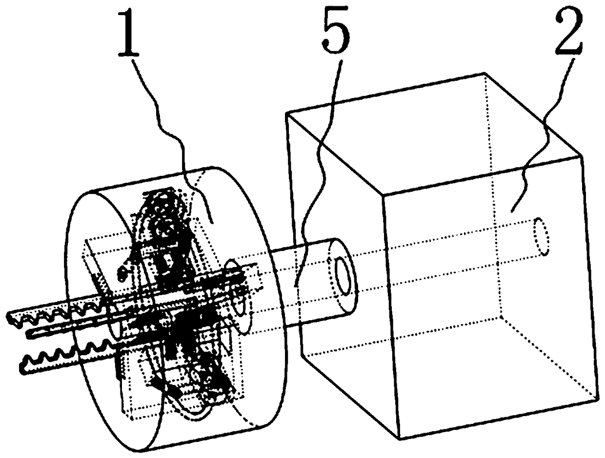 Wire deicing device driven by crank rocker