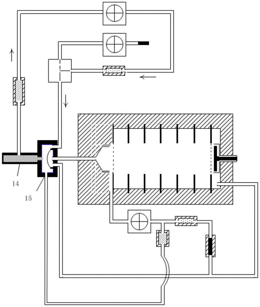 A kind of ion mobility spectrometer with double circulation gas path