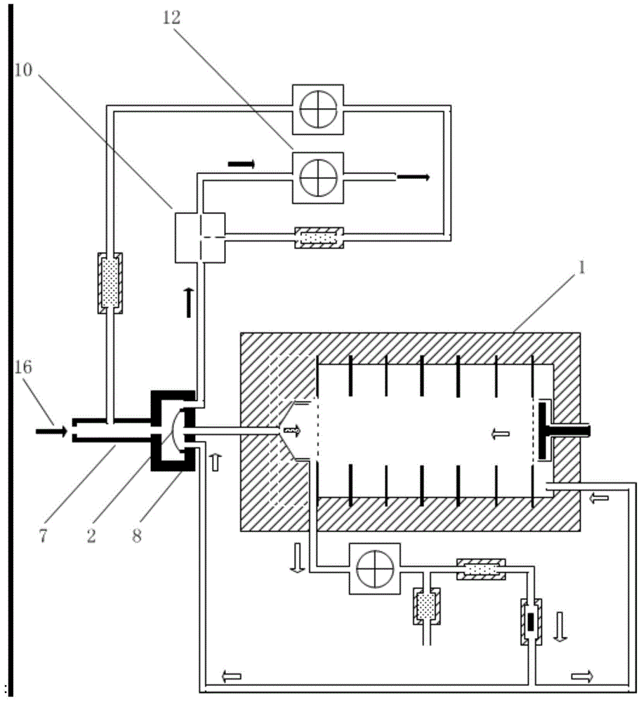 A kind of ion mobility spectrometer with double circulation gas path