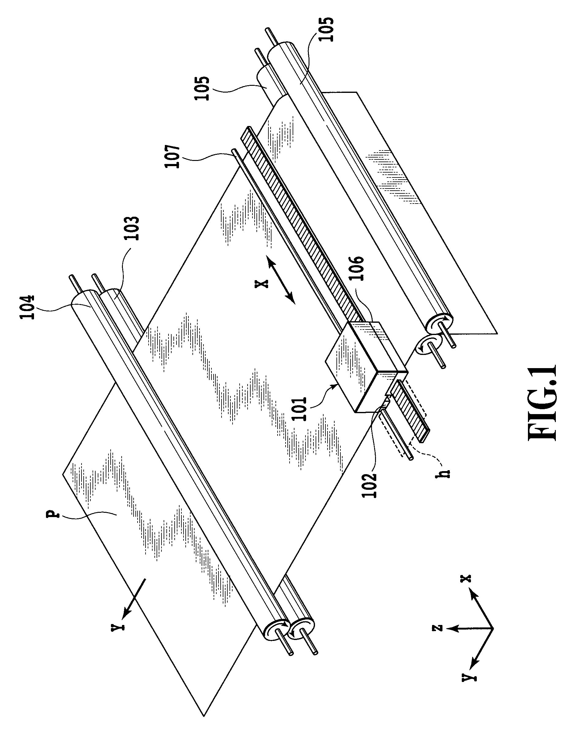 Ink jet printing apparatus and print head recovery method