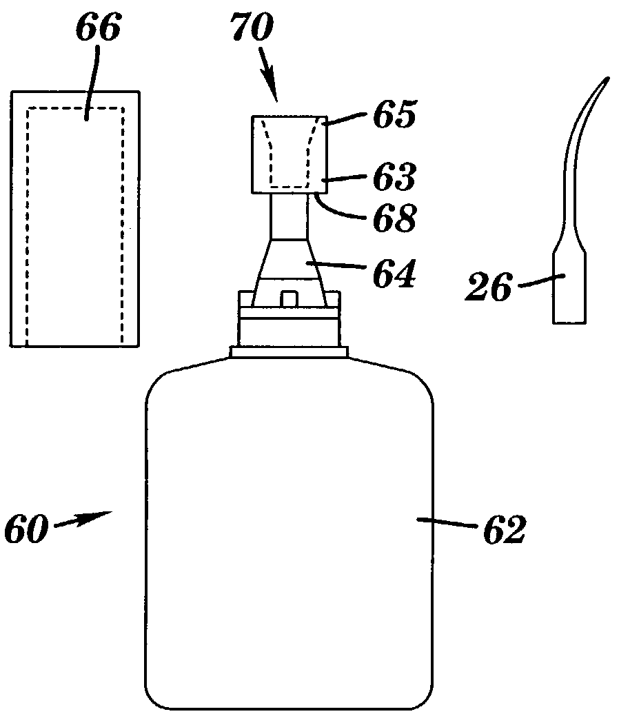 Method and apparatus for applying low viscosity cyanoacrylate adhesive on wooden furniture