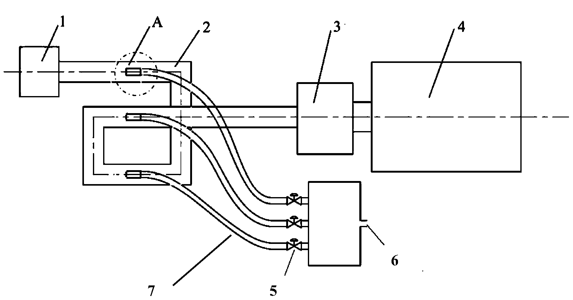 Method for slicing unused polyester melt for spinning