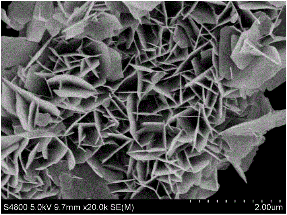 Flexible self-supported porous carbon @ layered bimetallic hydroxide composite material, its preparation method and application