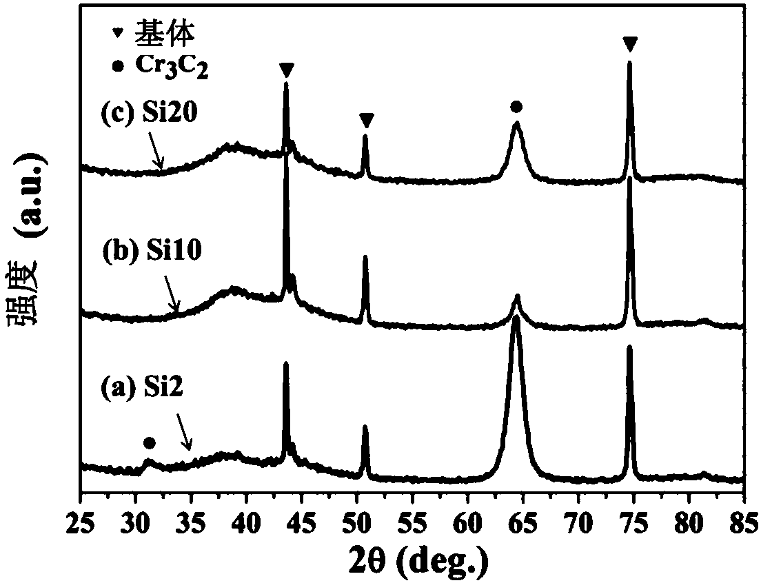 CrSiC composite coating for water-based liquid environment as well as preparation method and application of CrSiC composite coating