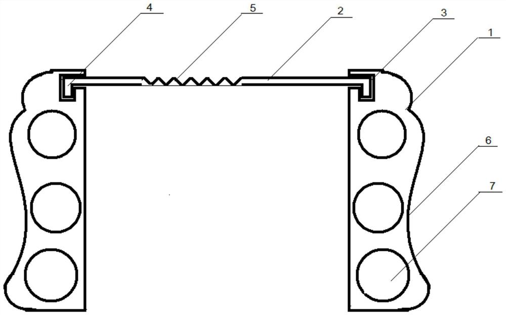 Clamp-into-clamping groove type telescopic integral door casing