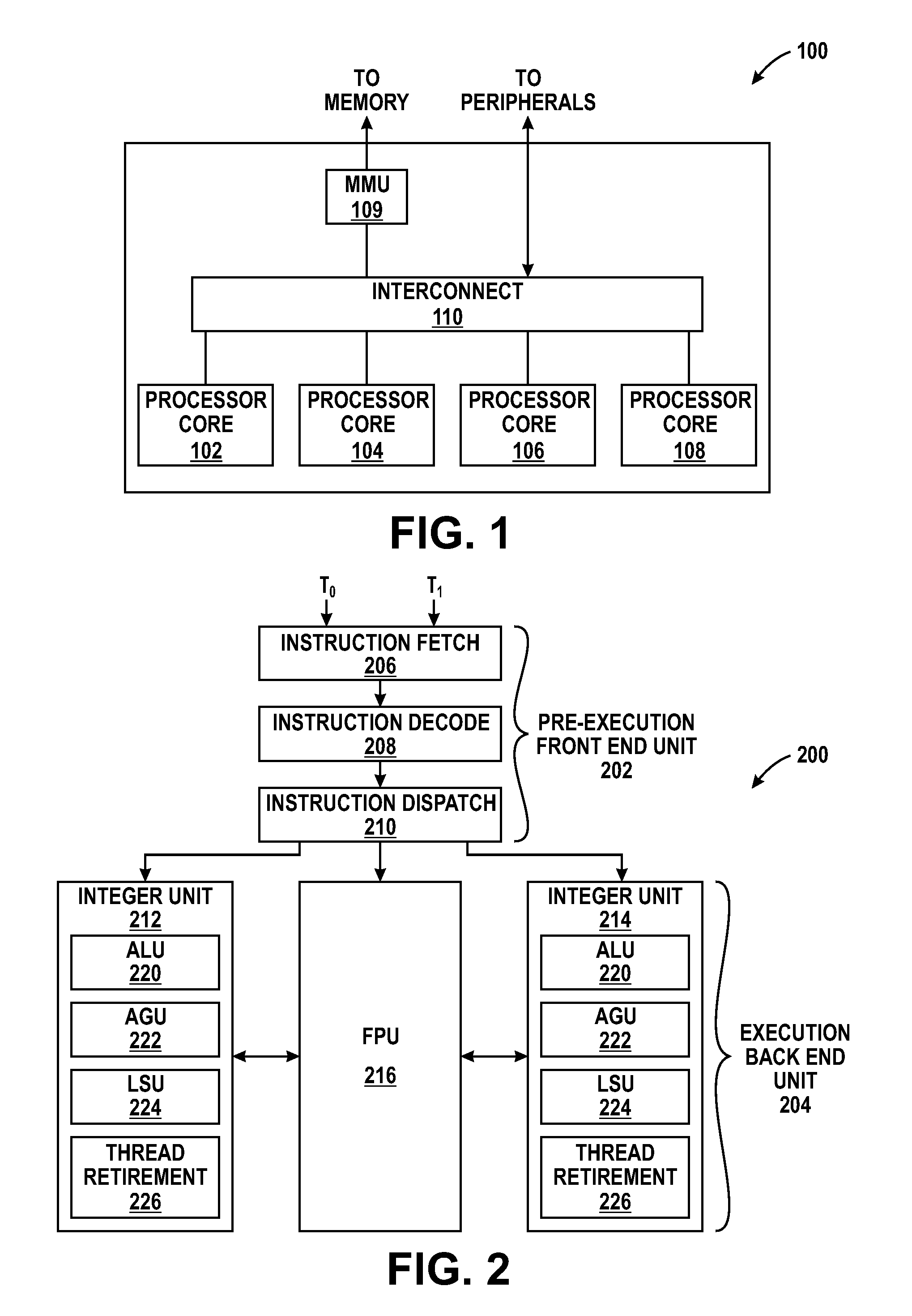 Processing pipeline having parallel dispatch and method thereof