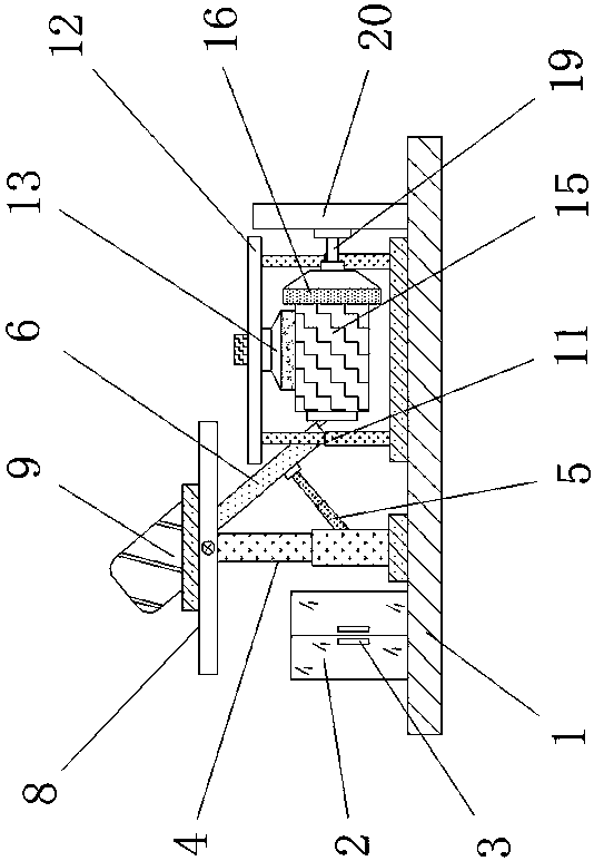 Oil feeding device for mechanical automation