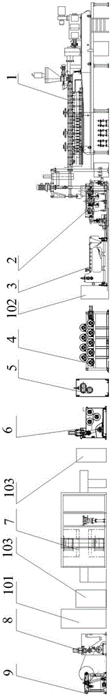 A high-permeability film production line and its production process