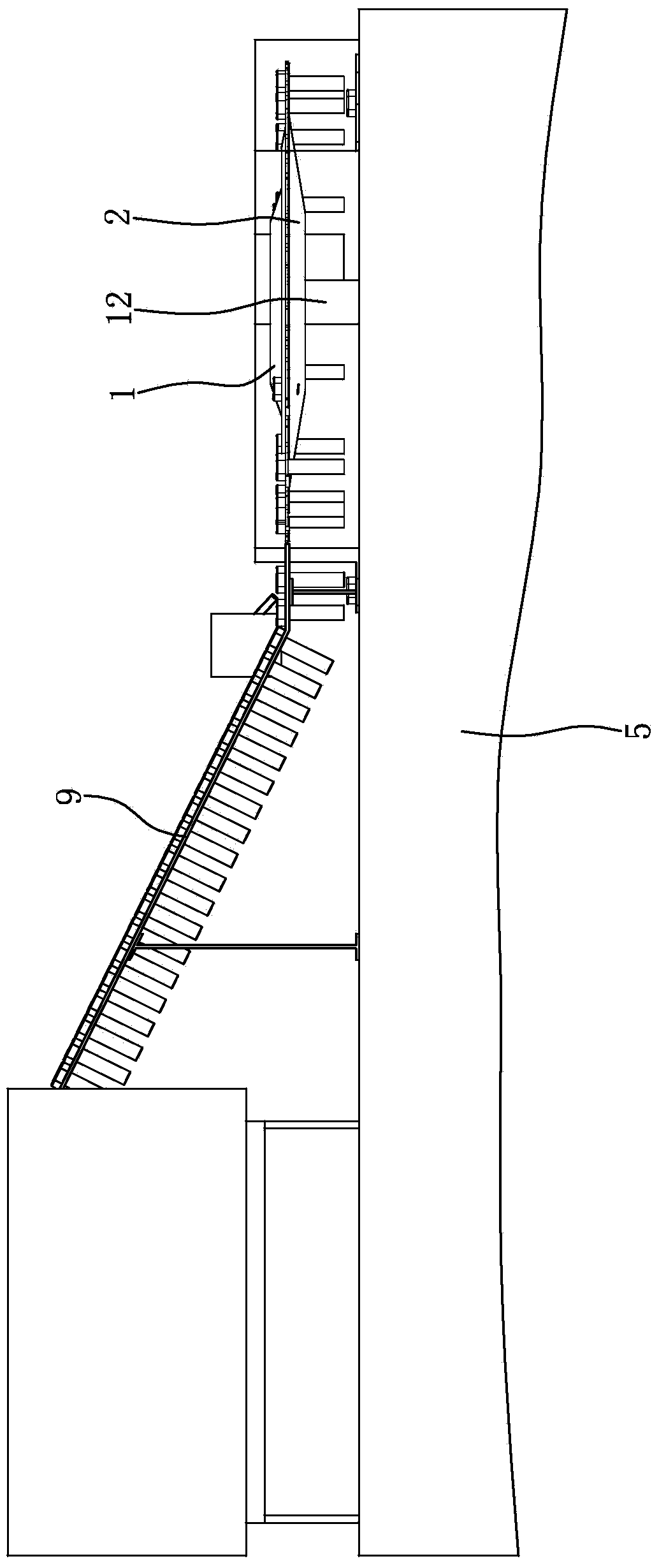 Standard fastener detection conveying and detection device