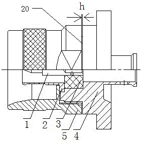 A detachable low intermodulation connector