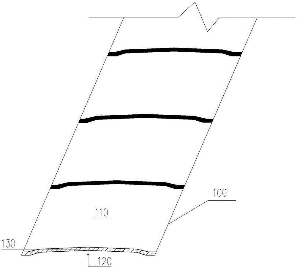 Flue plate structure for tunnel exhaust duct