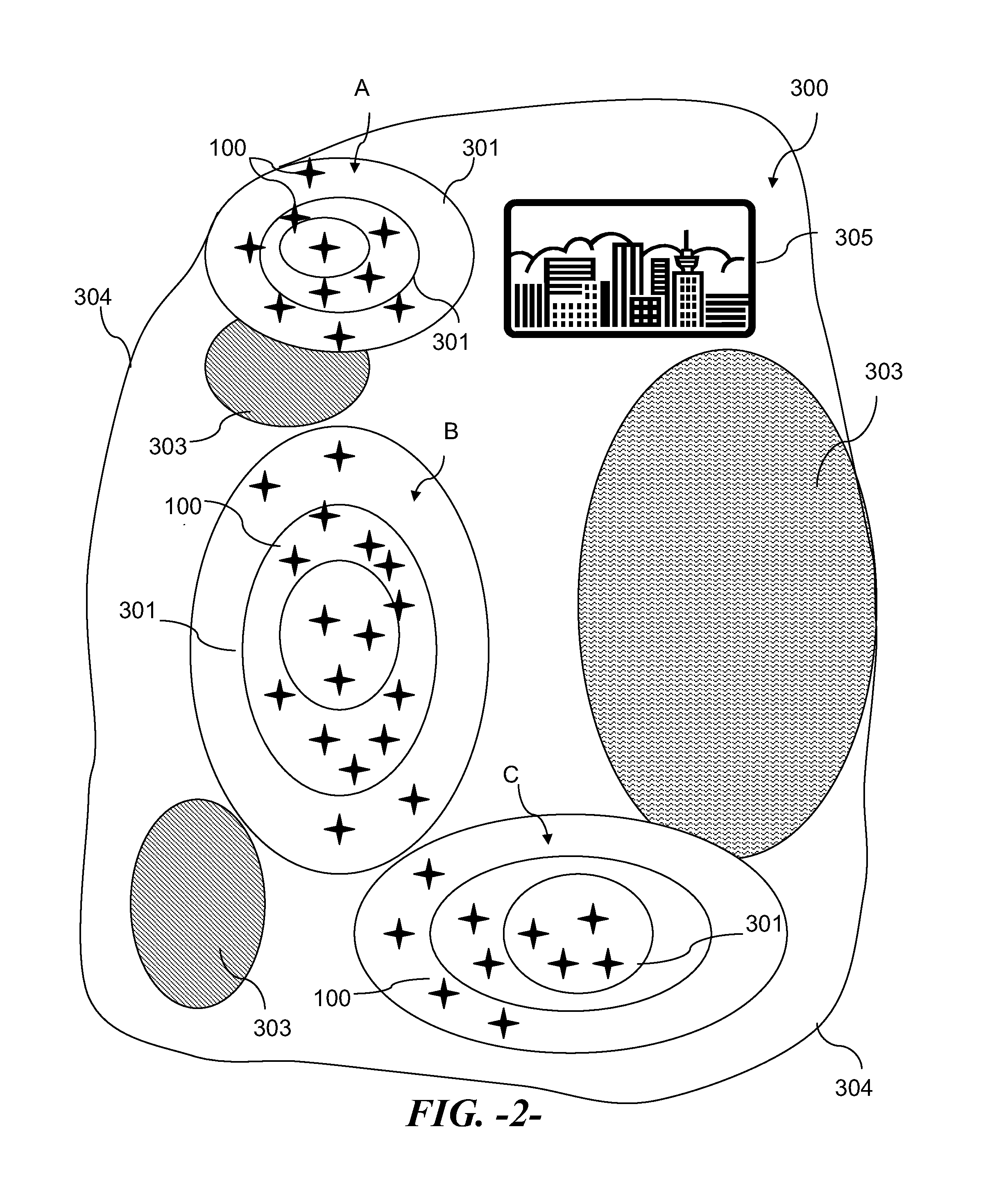 System and method for identifying regions of distinct wind flow