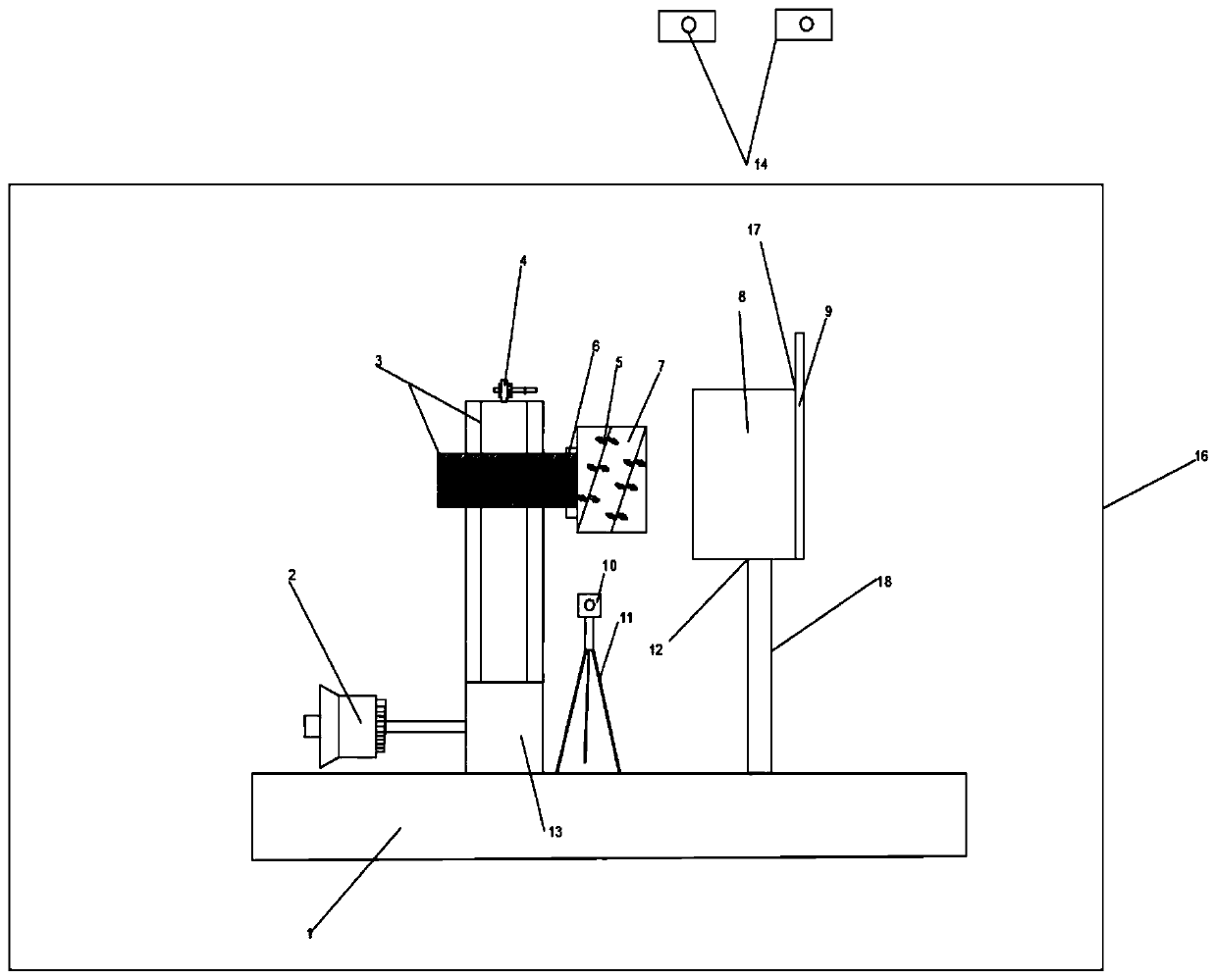 Simulation experiment system and experiment method for simulating cutting dust production of coal and rock mass