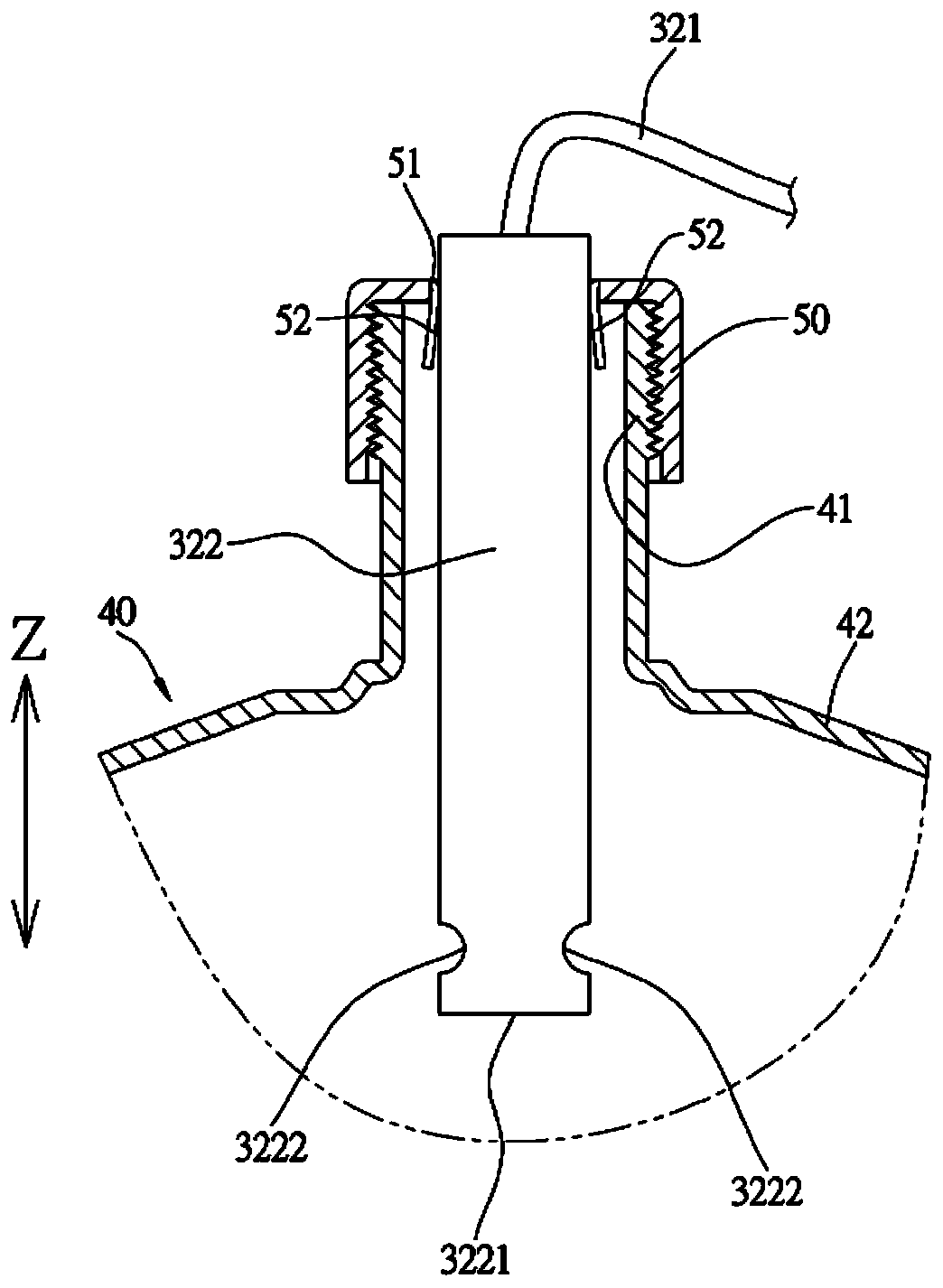 Underneath type water dispenser and underneath type water dispenser provided with shrink packaging bucket and application method thereof