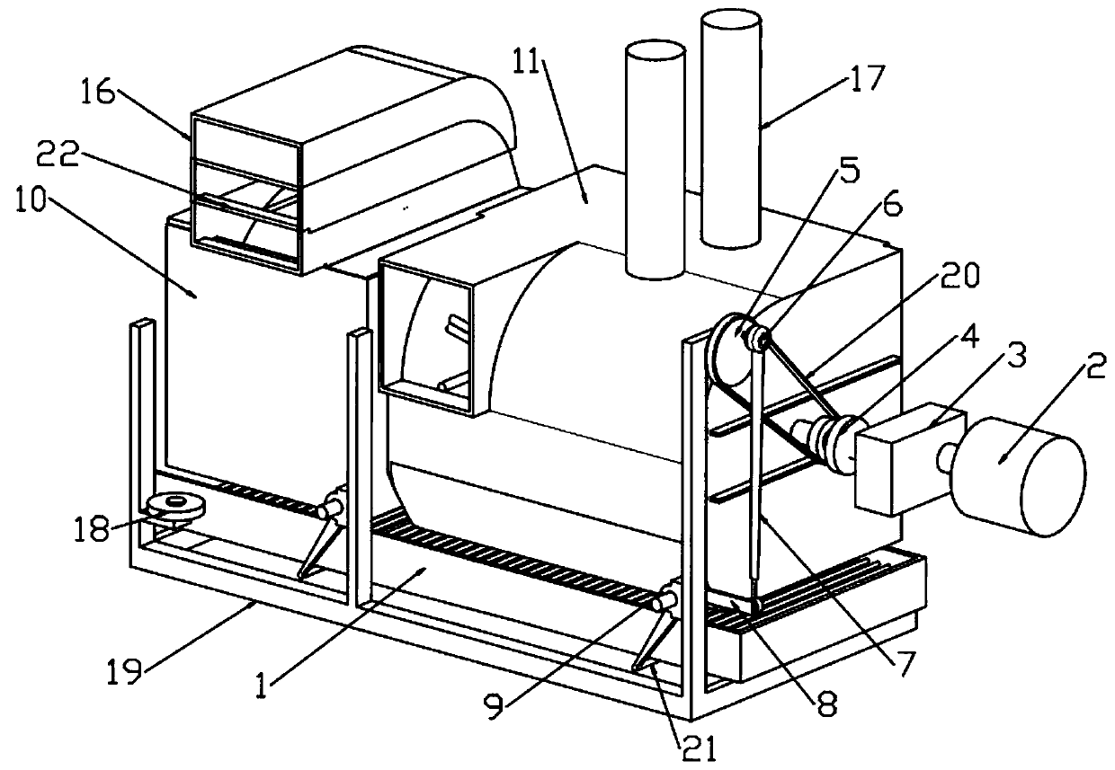 Vibration screening machine