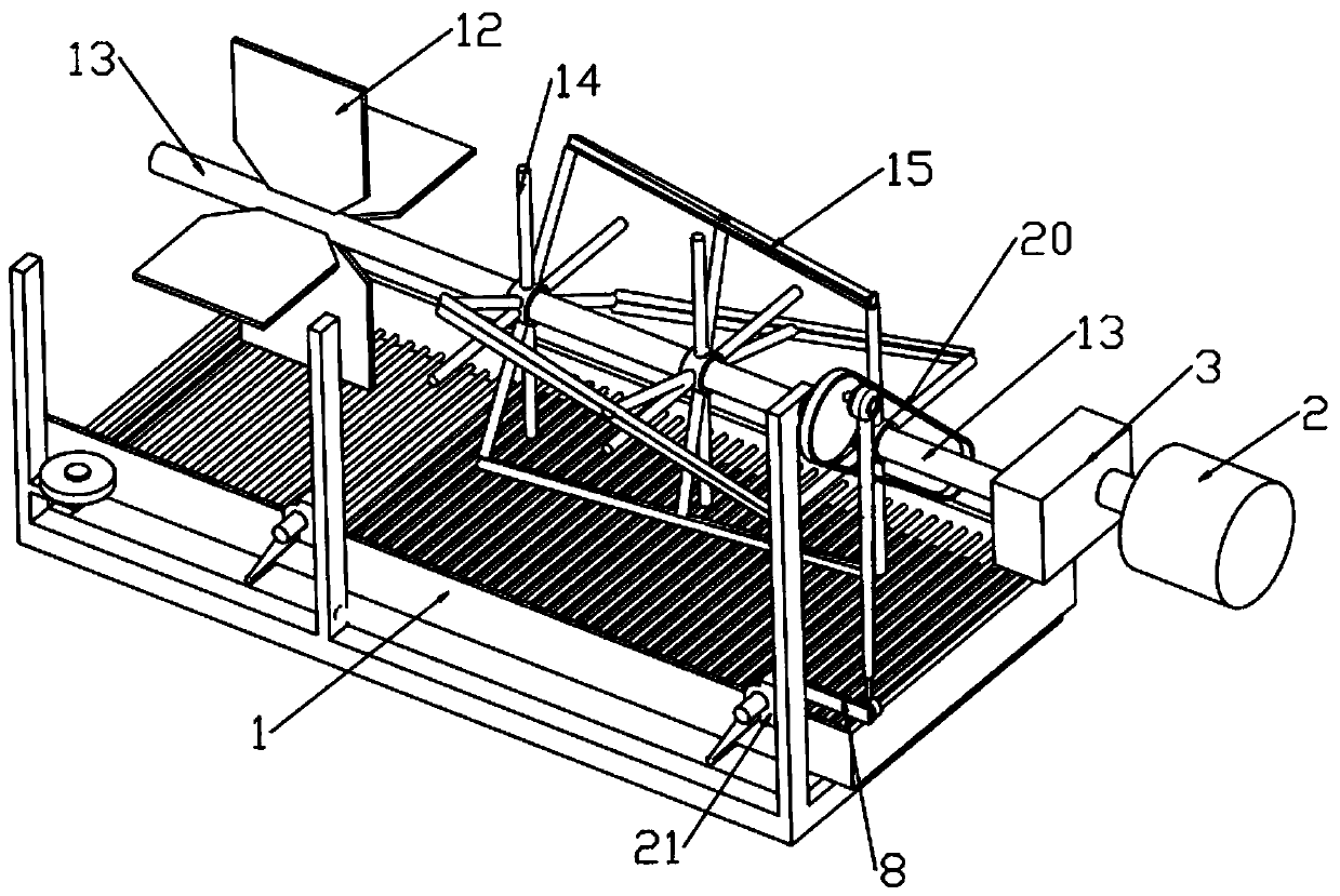 Vibration screening machine