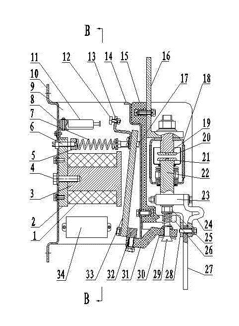 Vacuum contactor for wind power generation
