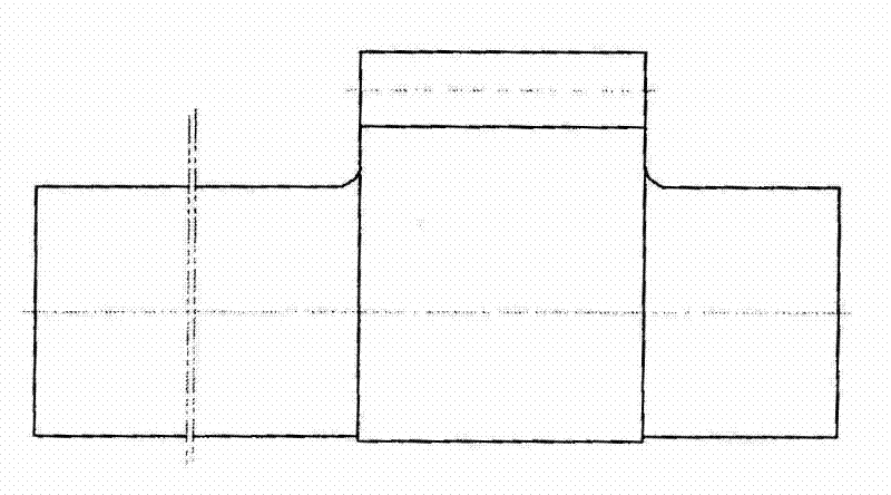 Thermal precise forming method and device for toothed steering rocker arm shaft