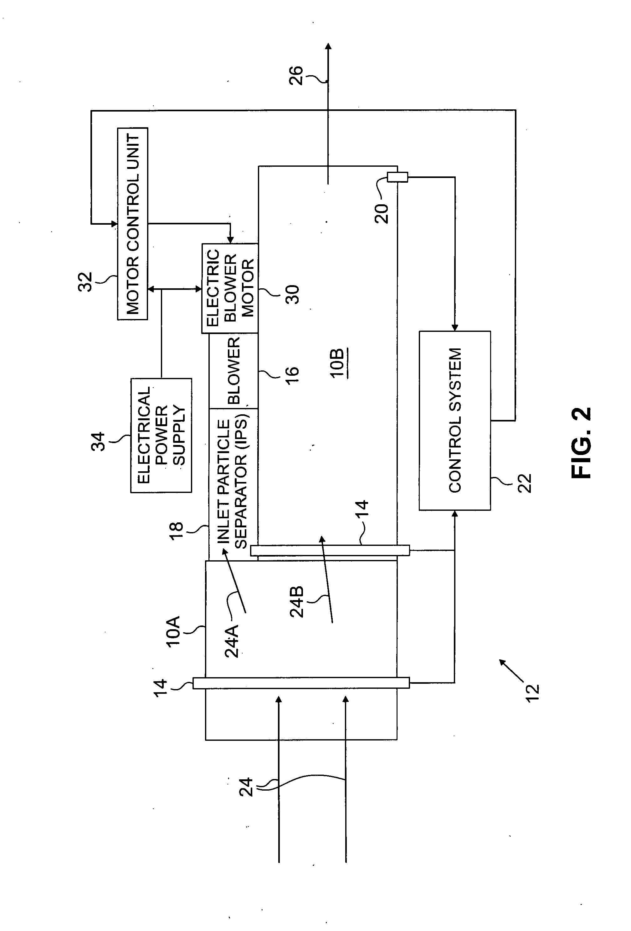 Particle separator and debris control system