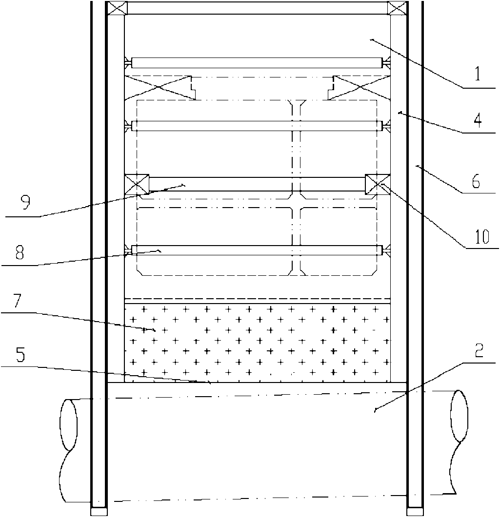 Enclosure structure with ultrashort underground wall