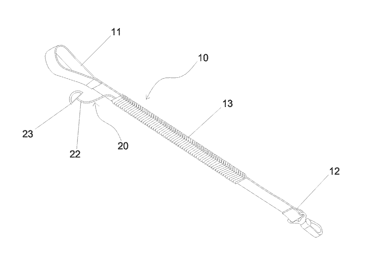 Pet leash structure